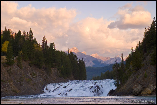 - Bow Falls at sunrise, Banff NP, Canada -
