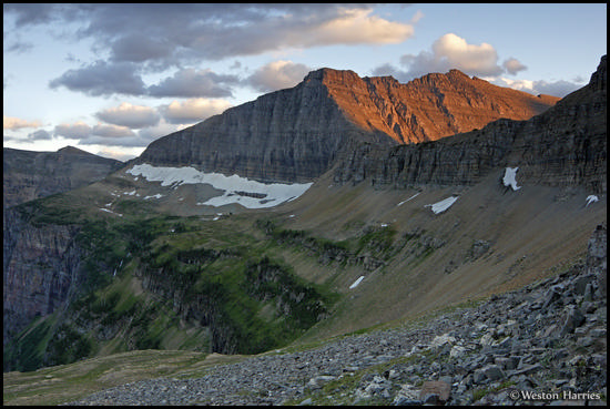 - Sunset From Triple Divide Pass, Glacier NP -