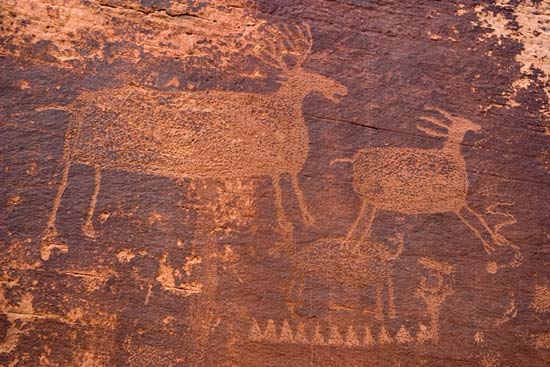 - Formative Period Petroglyph at the Dark Angel Rock Art Site, Arches NP -