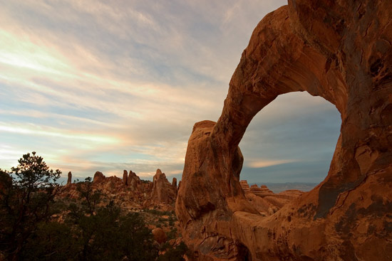 - Double O Arch, Late Afternoon, Arches NP -