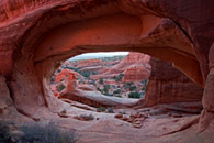 - Looking Out Through Tower Arch, Klondike Bluffs Area, Arches NP -
