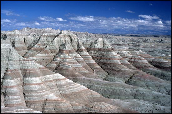 - Formations Near Panorama Point, Badlands NP -