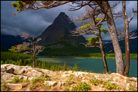 - Storm Light on Swiftcurrent Lake and Grinnell Point, Glacier NP -