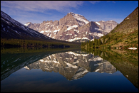 - Mt. Gould reflected in Lake Josephine, Glacier NP -