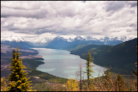 - View of Lake McDonald and Peaks from Apgar Lookout, Glacier NP -