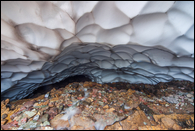 - Top Entrance to a Snow Cave, Glacier NP -