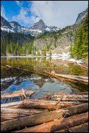 - Little Matterhorn Reflected
in Lower Snyder Lake, Glacier NP -