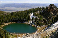 - Surprise Lake Seen from Inspiration Peak, Grand Teton NP -