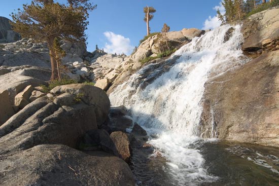 - Waterfall in Granite Basin, Kings Canyon NP -