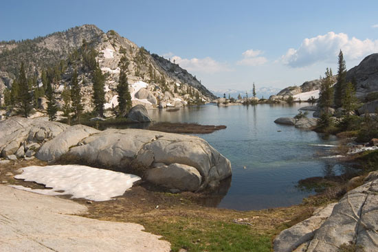 - The Lowest Lake in Granite Basin, Kings Canyon NP -