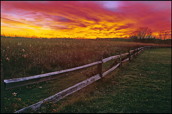 - Sunset at Meadowbrook Park, Urbana, IL -