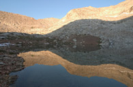 - Rainbow Mtn. Reflected in Upper Franklin Lake, Mineral King Area, Sequoia NP -