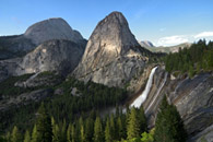 - Nevada Falls, Liberty Cap, Mt. Broderick, and Half Dome, Yosemite NP -