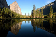 - Cathedral Rock Reflected in a Spring Pond, Early Morning, Yosemite NP -
