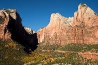 - The Sentinel, Abraham, and Isaac, Court of the Patriarchs, Zion NP -